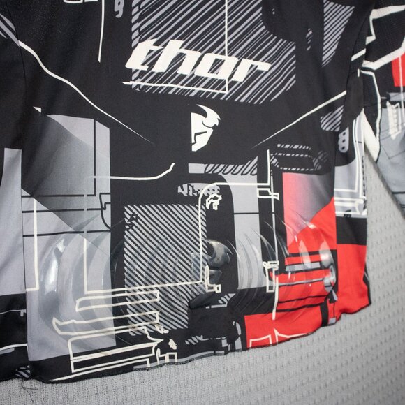 Thor Racewear Thrashed Racing Biker Jersey Top - Picture 7 of 8